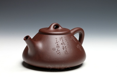 子冶石瓢紫砂壺 工藝與藝術的完美結合